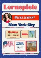 Vorschau - Spiele - New York City - 3 Spiele für die Wortschatzarbeit! - Deckblatt