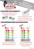 Aperçu - Feuilles d'exercices - Le code secret des compléments à 5 – Atelier autonome MS/GS - Page 2