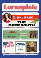 Vorschau - Spiele - The Deep South - 3 Spiele für die Wortschatzarbeit! - Deckblatt