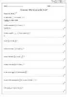 Vorschau - Arbeitsblätter - Englisch Grundschule - In Summer - Writing - What do you prefer to do? - Seite 1
