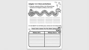 Vorschau - Arbeitsblätter - Dehnungs-h Arbeitsheft Klasse 3 - Seite 3