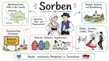 Vorschau - Arbeitsblätter - Lernposter + Arbeitsblätter zum Thema "Sorben" + Lösung & MP3 + Mindmap + Infografik - Seite 2