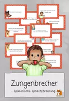 Vorschau - Stationenlernen - Zungenbrecher | Spielerische Sprachförderung - Deckblatt