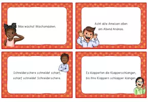 Vorschau - Stationenlernen - Zungenbrecher | Spielerische Sprachförderung - Seite 2