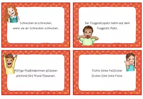 Vorschau - Stationenlernen - Zungenbrecher | Spielerische Sprachförderung - Seite 3