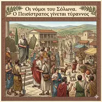 Προεπισκόπηση - Φύλλα εργασίας - Oι νόμοι του Σόλωνα. O Πεισίστρατος γίνεται τύραννος - Εξώφυλλο