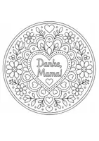 Vorschau - Mal- und Bastelvorlagen - Mandalas zum Muttertag, Vatertag, Valentinstag... - Seite 2