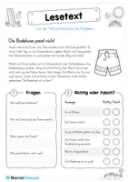 Vorschau - Arbeitsblätter - 10 Lesetexte zum Sommer (mit Aufgaben) - Seite 1
