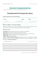 Vorschau - Stundenentwürfe - Fit für VERA 8 Französisch – Übungsheft Klasse 8 mit Corrigé und didaktischen Hinweisen - Seite 1