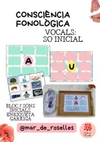 Vista previa - Tarjetas / Manipulativos - CAT VOCALS so inicial Consciència Fonològica - Portada