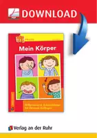 Vorschau - Arbeitsblätter - Mein Körper: Differenzierte Arbeitsblätter für Deutsch-Anfänger - Seite 1