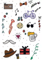 Vorschau - selbst erstellte Cliparts/Grafiken - Sketchnotes Vatertag - Seite 2