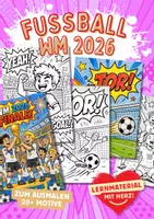 Vorschau - Mal- und Bastelvorlagen - Pop Art WM 2026 - Deckblatt