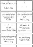 Vorschau - Arbeitsblätter - der Kalender - Deckblatt