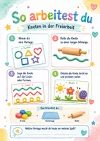 Vorschau - Arbeitsblätter - Kneten in der Freiarbeit – Vorlagen für Kita, Vorschule und Grundschule - Seite 1