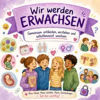 Vorschau - Präsentationen/Tafelbilder - Sexualerziehung, Sexualkunde: Wir werden erwachsen Klasse 4 - Deckblatt