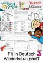 Vorschau - Arbeitsblätter - Schuljahresende | Wiederholungshefte Mathe & Deutsch | Fit in Klasse 3 | Schuljahresende Grundschule - Seite 1