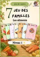 Aperçu - Apprentissages en autonomie - 7 familles "Les aliments" (niveau 1) - Page de couverture