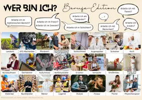 Vorschau - Arbeitsblätter - Spiel Berufsorientierung "Wer bin ich" Ausbildungsberufe - Deckblatt