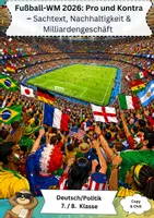 Vorschau - Arbeitsblätter - Fußball-WM 2026 – Argumentieren Deutsch Klasse 7/8 - Deckblatt
