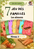 Aperçu - Apprentissages en autonomie - 7 familles "Les aliments" (niveau 3) - Page de couverture