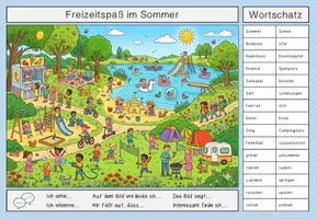 Vorschau - Arbeitsblätter - JAHRESZEITEN / Wortschatz (DaZ) - Seite 2