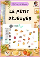 Aperçu - Feuilles d'exercices - Jeux adulte "Le petit déjeuner" - Page de couverture