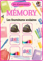 Aperçu - Apprentissages en autonomie - Mémory : Les fournitures scolaires (Mission Cartable) - Page de couverture