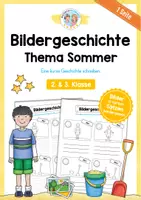 Vorschau - Arbeitsblätter - Bildergeschichte Sommer - Deckblatt