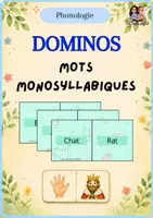 Aperçu - Jeux - Dominos monosyllabiques - Page de couverture