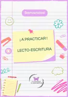 Vista previa - Unidades / Secuencias / Situaciones de Aprendizaje - A PRACTICAR! - LECTOESCRITURA - PSP HIGONET LANG AGOSTINA - Portada