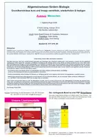 Vorschau - Unterrichtsreihen - Allgemeinwissen BIOLOGIE: Menschen | Sekundarstufe Klasse 5-10 | Organe, Blutkreislauf, Verdauung, Sinnesorgane, Skelett | Arbeitsblätter, Kopiervorlagen, Freiarbeit mit Lösungen - Seite 1