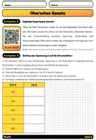 Vorschau - Arbeitsblätter - Ohmsches Gesetz - PhET Arbeitsblatt Physik Klasse 7-10 - Spannung, Stromstärke, Widerstand, U=R*I (URI) - Seite 3