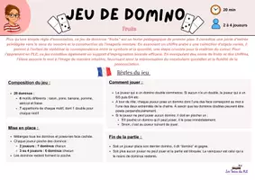 Aperçu - Jeux - Pack 2 ressources : dominos fruits et agrumes - Page 2