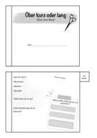 Vorschau - Arbeitsblätter - Über kurz oder lang: Flipbook | HSAP 2027 - Seite 1