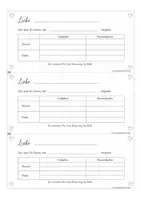 Vorschau - Anderer Materialtyp - Krankenzettel - Aufgabenzettel - Deckblatt