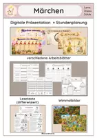 Vorschau - Unterrichtsreihen - Märchen - Einstieg, Merkmale, Lesetexte - Deckblatt