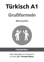 Vorschau - Merkblätter - Türkisch A1 - Grußformeln: kostenlose Lernhilfe - Seite 3