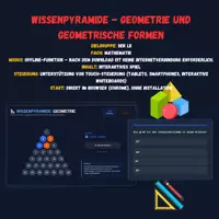 Vorschau - Spiele - Wissenpyramide - Geometrie und geometrische Formen - Deckblatt