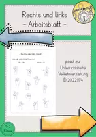 Vorschau - Arbeitsblätter - Verkehrserziehung Arbeitsblatt kostenlos - Deckblatt