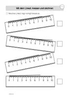 Vorschau - Arbeitsblätter - Messen und Zeichnen mit dem Lineal - Seite 3