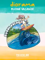 anteprima - Materiale per pittura e bricolage - Diorama - Surfando verso l’estate! - Pagina di copertina