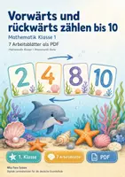 Vorschau - Arbeitsblätter - Zählen, Rechenpäckchen und Kopfrechnen Klasse 1 | Materialpaket | 20 PDFs mit 140 Arbeitsblättern - Seite 1