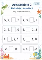 Vorschau - Arbeitsblätter - Zählen, Rechenpäckchen und Kopfrechnen Klasse 1 | Materialpaket | 20 PDFs mit 140 Arbeitsblättern - Seite 3