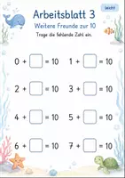 Vorschau - Arbeitsblätter - Zahlenfreunde der 10 | Mathematik Klasse 1 | 7 Arbeitsblätter als PDF - Seite 3