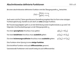 Vorschau - Arbeitsblätter - Steckbriefaufgabe: Ruckfreie Kurven - Seite 1