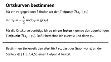 Vorschau - Arbeitsblätter - Ortskurven von Funktionsscharen bestimmen - Seite 2