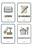 Vorschau - Bildkarten - Visualisierter Tagesplan XXL – 40+ Bildkarten für Klassenorganisation & Stundenplan (Grundschule / Kita) - Seite 3