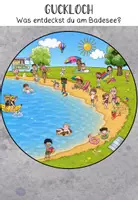 Vorschau - Fördermaterial/Inklusion - Schreiben zum Wimmelbild Badesee Klasse 1-4 - Seite 3