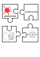 Aperçu - Feuilles d'exercices - Physique-chimie: révisons l'électricité (avec des puzzles cards)! - Page de couverture